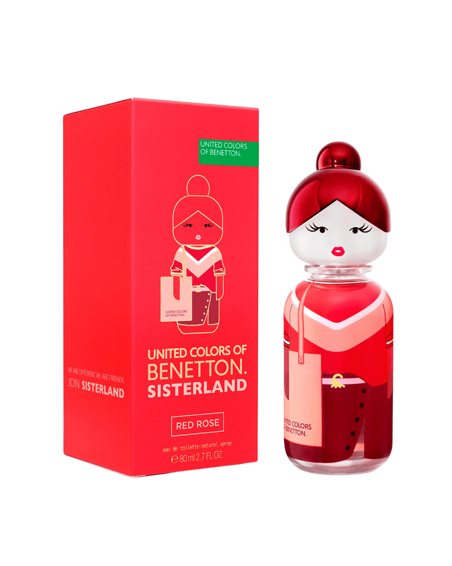 Benetton United Colors Sisterland Red Rose 80 ml edt mujer