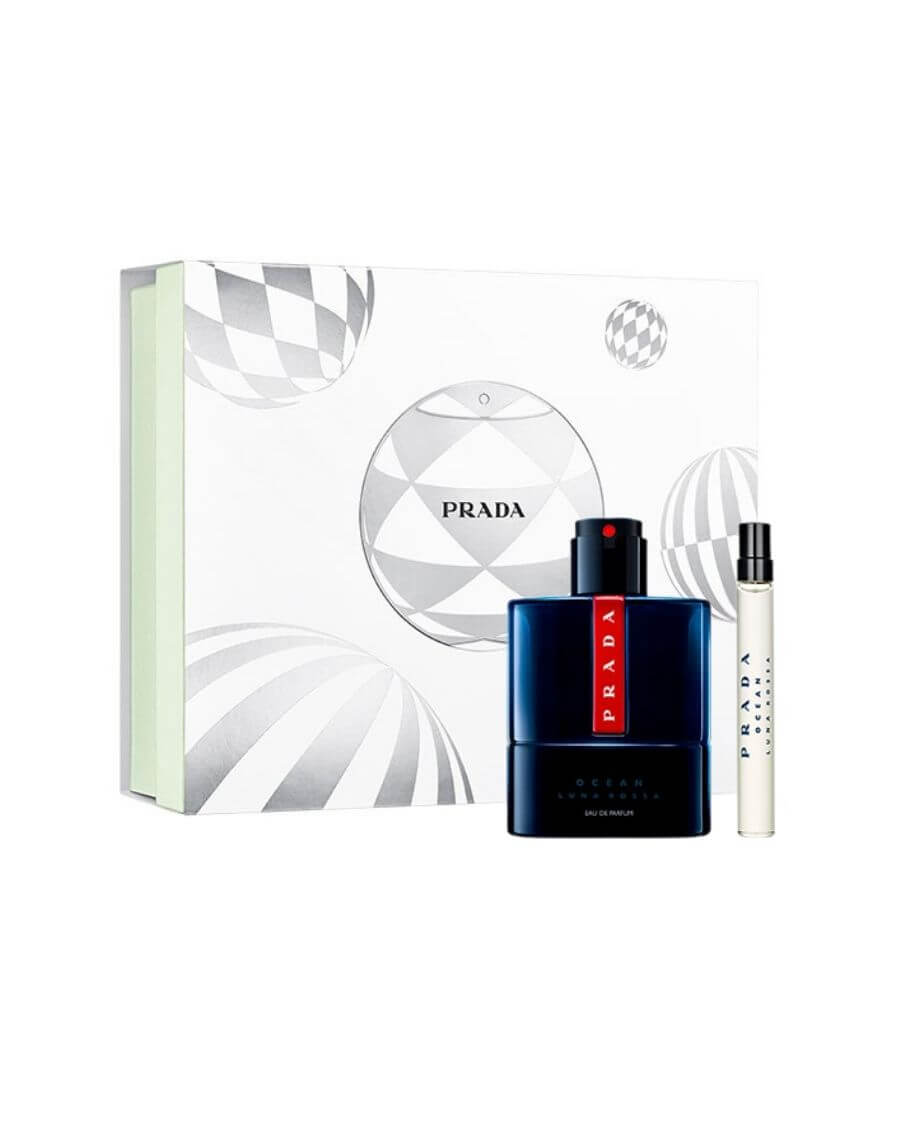 Set Prada Luna Rossa Ocean (EDP 100 ml + Mini EDP 10 ml) Hombre