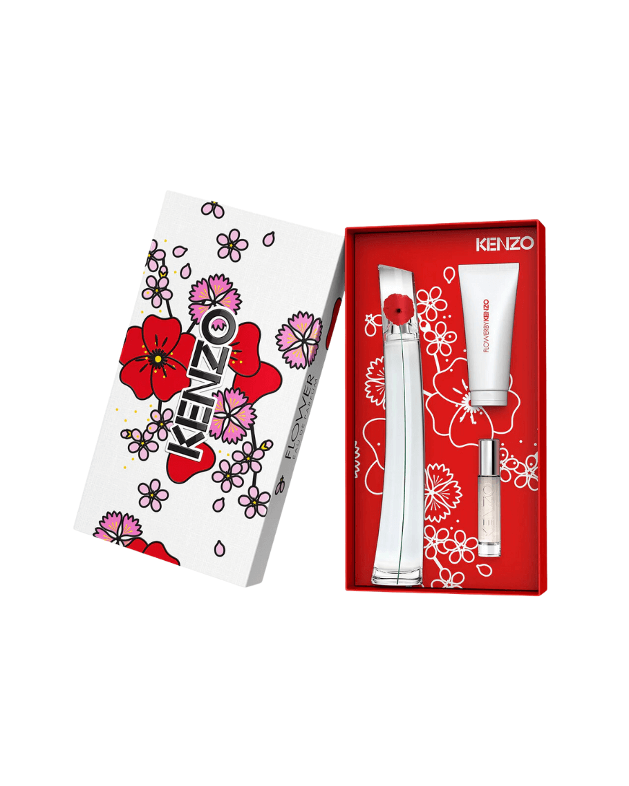 Set Flower by Kenzo (edp 100 ml + mini 10 ml + loción 75 ml) Mujer