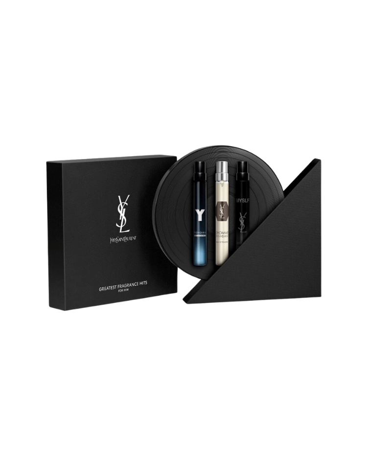 Set Yves Saint Laurent Men's Mini ( Myslf EDP 10 ml +  Y EDP 10 ml + L'homme EDT 10 ml) Hombre