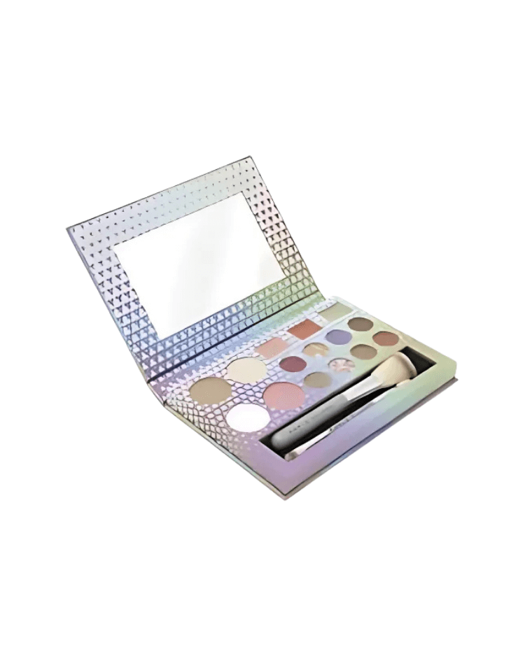 Set Paris Hilton | Paleta Flawless (8 sombras + 3 polvo compc + 1 rubor + 3 correctores + brocha) mujer