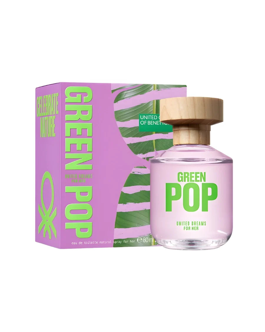 Benetton Green Pop For Her 80 ml edt mujer
