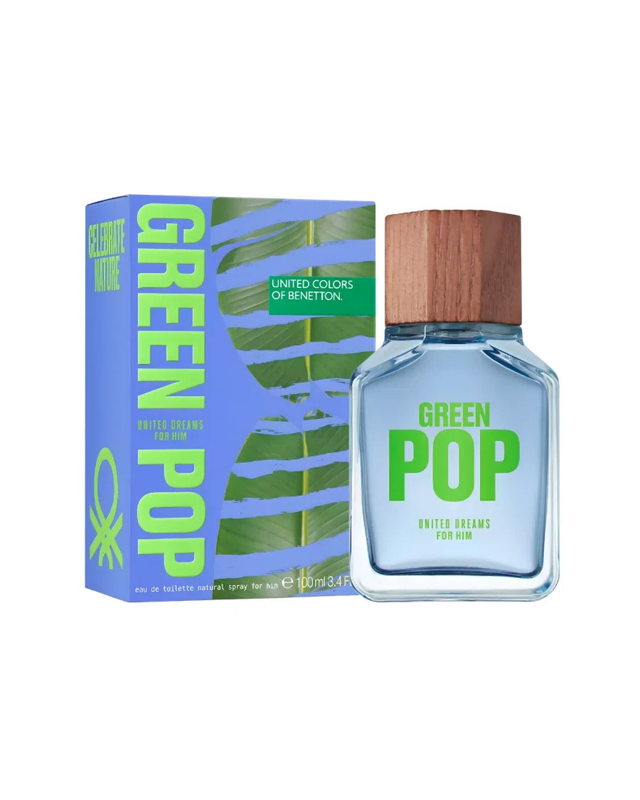 Benetton Green Pop For Him 100 ml edt hombre
