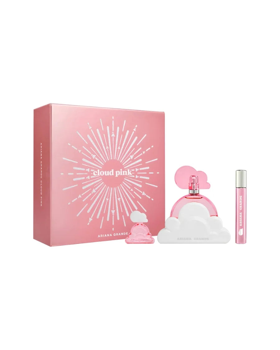 Set Ariana Grande Claud Pink (perfume 100 ml + mini 10 ml + mini 7.5 ml) Mujer
