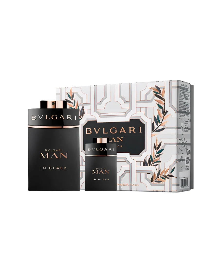 Set Bvlgari Man In Black (perfume 100 ml + mini 15 ml) Hombre